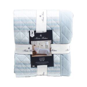 BROOKS BROTHERS Striped Quilt Set